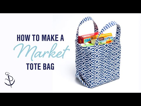 How to Make a Market Tote Bag How to Make a Market Tote Bag