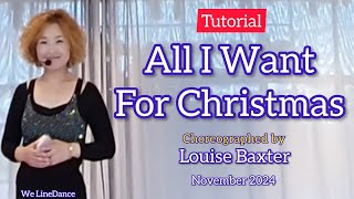 Tutorial : All I Want For Christmas linedance