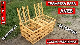 Trampera Para Aves Multicaptura Automática| Review y Funcionamiento| YMX Supervivencia