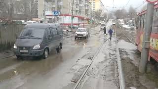 RAW Tram Footage Of Putin's Russia Typical Major City - Saratov 2016 Саратов✔