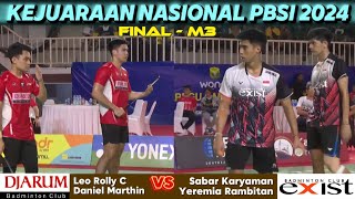 Leo/Daniel vs Sabar/Yeremia | Final | Badminton Kejurnas PBSI 2024