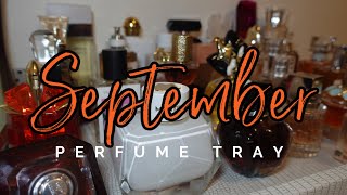 SEPTEMBER PERFUME TRAY ROTATION | MY PERFUME COLLECTION 2021