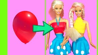 AMAZING BARBIE HACK   Easy doll crafts in 5 minutes or less part 3 by Devlin Fox