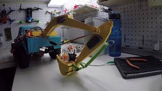 3D Printed RC Excavator Progress video