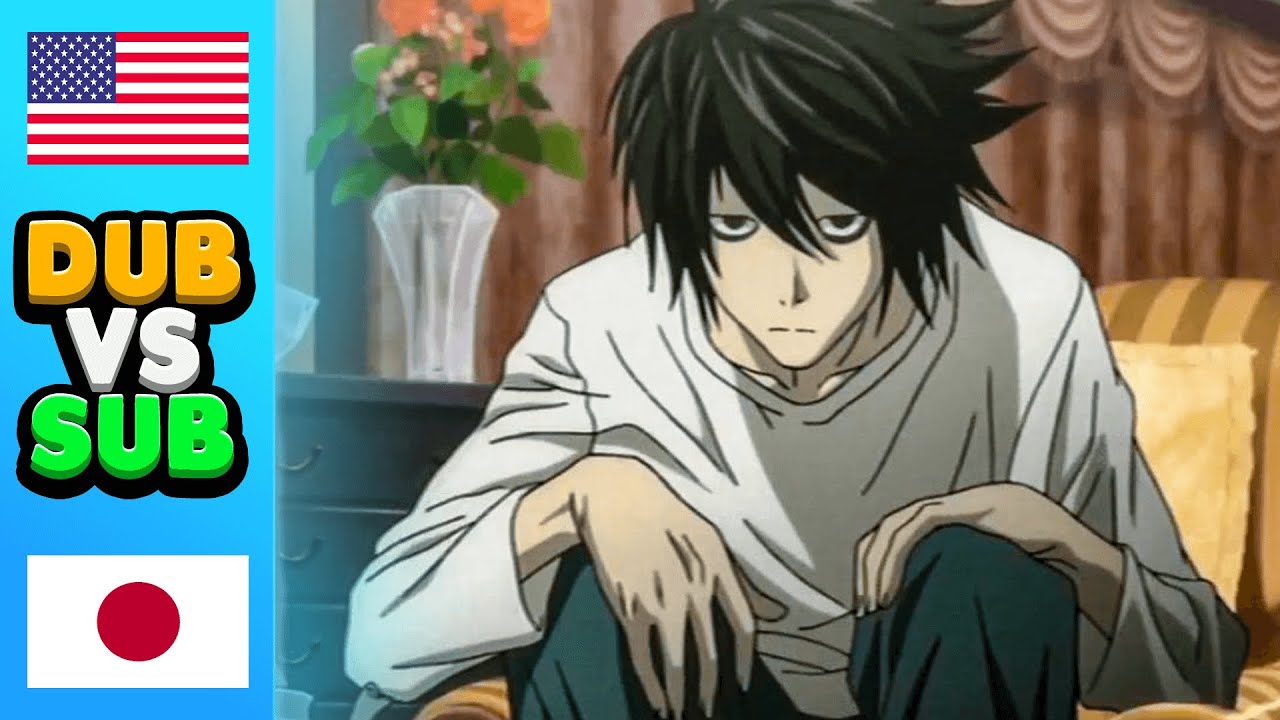 Anime Death Note (Anime DUB Vs SUB Comparison) - YouTube