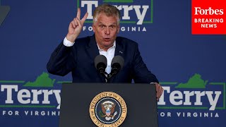 McAuliffe Knocks Youngkin, Promotes Record In Campaign Speech