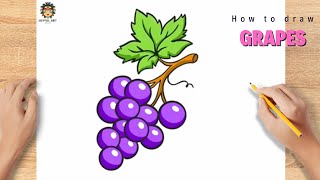 How to Draw GRAPES