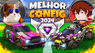 TESTAMOS A MELHOR CONFIGURAÇÃO DE 2024 NO ROCKET LEAGUE!