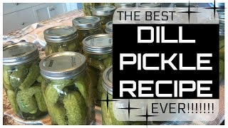 Best Dill Pickle Recipe!!! Plus, Canning Tips \u0026 Tricks!