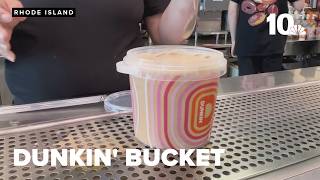 Dunkin' buckets promotion creates buzz for limited stock