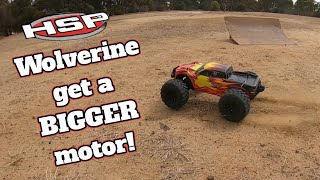 HSP 1/10 Wolverine 3660 brushless conversion, diff repair \u0026 BASH TEST! #hsp