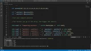 016 Pointer Arithmetic Comparing Pointers