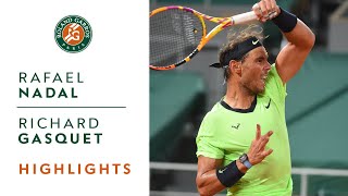 Rafael Nadal vs Richard Gasquet - Round 2 Highlights I Roland-Garros 2021