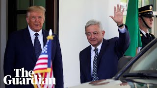 Donald Trump hosts Mexican president Andrés Manuel López Obrador at the White House – watch live