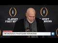 jim knowles postgame interview ohio state vs. tennessee