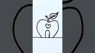 Apple 🍎 House drawing