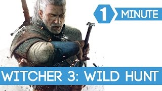 The Witcher 3: Wild Hunt review in a minute.