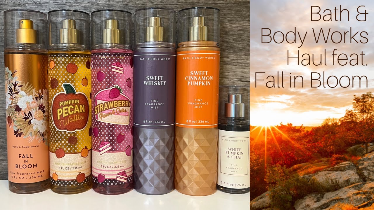 Bath & Body Works Haul | New Fall Fragrance Mists Feat. Fall In Bloom ...