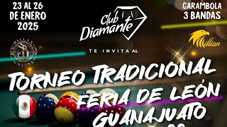 Luis AVEIGA VS Alberto PAREDES POR EL PASE ,  TORNEO C3B  BANDAS FERIA DE LEÓN GUANAJUATO