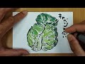 元気が出る絵手紙「キャベツ」