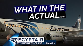 How Can a Major Airport Be So Confusing?! 🇪🇬 Cairo ✈ Amman 🇯🇴 EGYPTAIR 737 Business Class