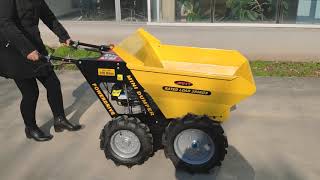 wheel mini dumper BY250S  operation  video