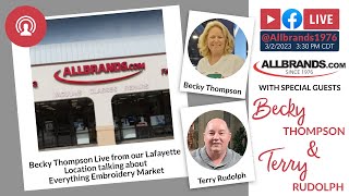 THE ALLBRANDS SHOW | Becky Thompson Live from our Lafayette Location talking about EEM