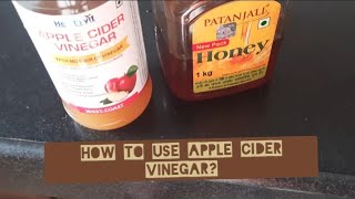 How to use Apple Cider Vinegar? || Healthvit Apple Cider Vinegar || Morning routine || Nidhi Tiwari