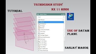 Datam planes uses in Nx unigraphics hindi