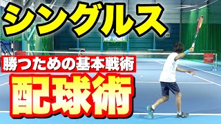 【ソフトテニス】試合で勝つための戦術！シングルスの基本的な配球をマスターしよう！