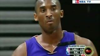 Kobe Bryant Full Highlights vs Spurs 2003 WCSF GM5 - 36 Pts, 7 Rebs, 6 Asts, Huge Comeback