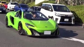 【大黒PA】新春スーパーカー加速サウンド／Supercar sounds compilation in Japan