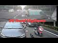 24oct2024 kje  malaysian motorcyclist unable to stop in time when front traffic slows down