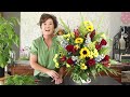 summer floral basket tutorial