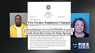 Former Abita Springs employees charged with embezzlement