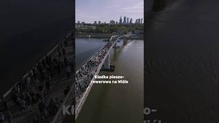 Nowa kładka na Wiśle | Warszawa #warsaw #dronevideo #warszawa