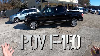 Here's a 2013 Ford F-150 Platinum EcoBoost | POV FULL TOUR Start Up \u0026 Test Drive | 1st Person View!!