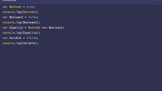 JavaScript Tutorial 3: True and false and reversing.