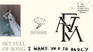 Florence and The Machine - Sky Full Of Song (fan lyric video)