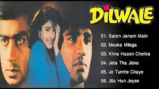 Dilwale Movie All Songs || Hindi Movie Song || 💙Ajay D 💙Raveena T 💙Sunil S || 🖤Jukebox.