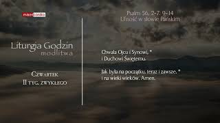 Liturgia Godzin | Modlitwa Południowa | Czwartek, II tyg. zwykłego