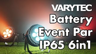 Varytec Battery Event Par IP65 6in1: multi versatility for your event