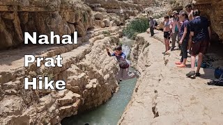 Hiking Nahal Prat Israel. (Ein Prat, Wadi Qelt)