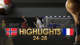 Highlights: Norway - France | Group Stage | 27th IHF Men's Handball World Championship | Egypt2021