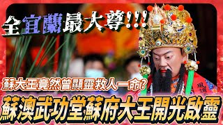 全宜蘭縣最大尊軟身王爺來了!!!蘇府王爺竟然曾顯靈救弟子一命?2021蘇澳武功堂蘇府王爺往祖廟鹿港奉天宮開光啟靈【阿奇咚咚猜】Taiwan temple fair EP13 feat  @0822_HUNG