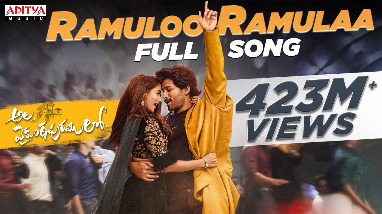 Ramuloo Ramulaa Full Song (Telugu) | AlaVaikunthapurramuloo | Allu ...