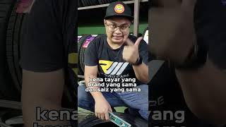 Boleh ke tukar sebiji Tayar je?