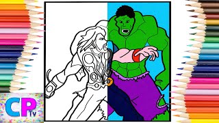 Hulk vs Thor Coloring Pages/Avengers Coloring/@coloringpagestv/Spencer Maro - Starfire [NCS Release]