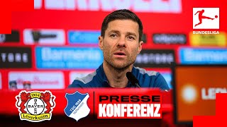 "Ich bleibe" – PK mit Xabi Alonso vor Bayer 04  🆚 TSG Hoffenheim | Bundesliga, 27. Spieltag