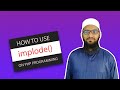 How to use implode on PHP Programming